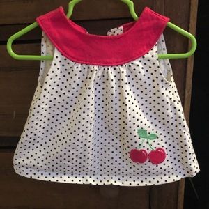 Two piece white with cherries